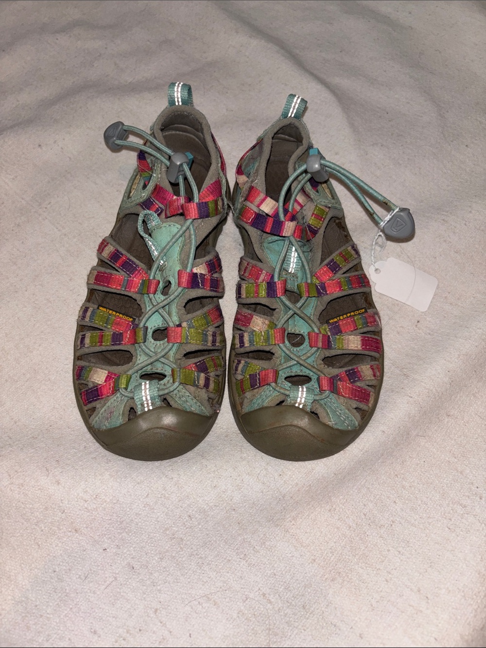 Keen Kids Multi-Color Teal Strappy Sandals